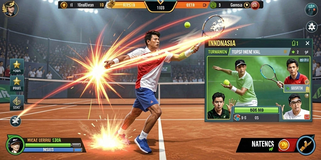 kramat77 - Screenshot menunjukkan salah satu level menantang dengan musuh.