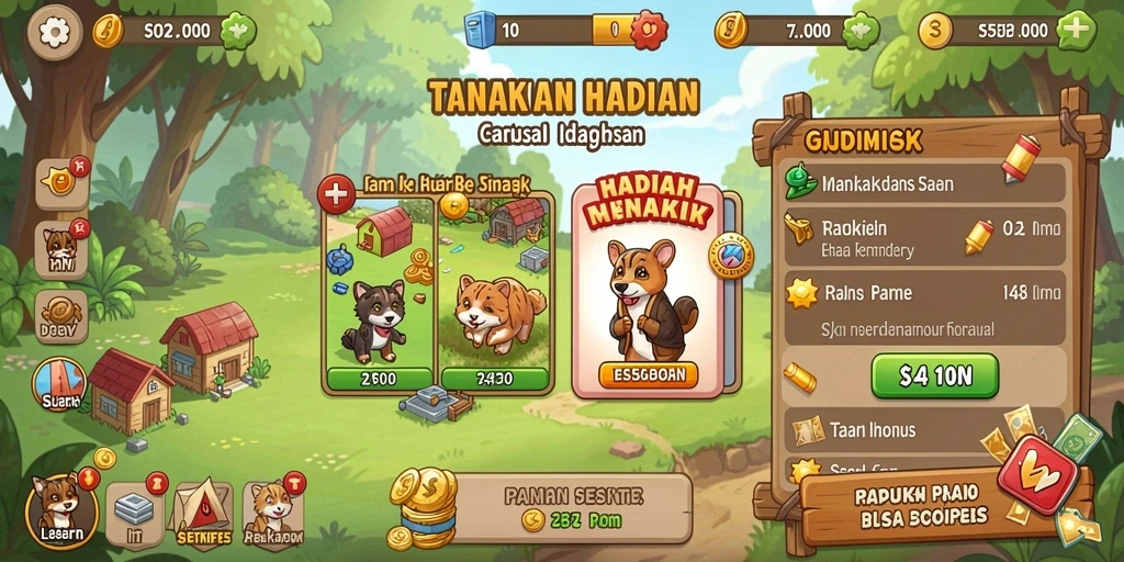 rajacuan - Fitur kustomisasi karakter yang menarik.